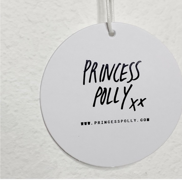 Blue Princess Polly Halter Crop Top - NWT - Picture 5 of 8